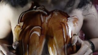 AyeshaSinghania Chocolate boobs