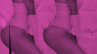 Diana Rivera Kissing With Sexy Bunny Latina