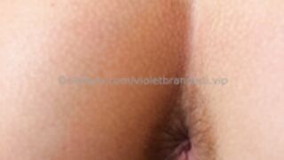 Violet Brandani - Blue Skirt Fuck and Facial