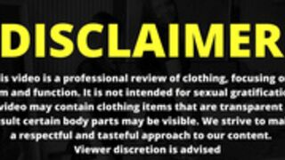 Adorable Models Reveal Their black Transparent Tops _