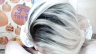 ceceseptember bj swallow cum no makeup