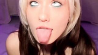 _blowjob_queen_ short ahegao in public