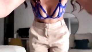Lore_23 sexy tease of bra and thong