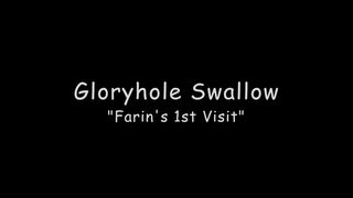 Gloryholeswallow Farin's 1st visit