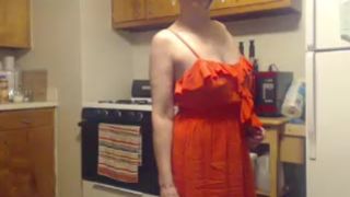 littlespitfire - sucking a dildo