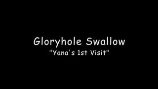 Gloryholeswallow Yana 1st visit cambate.net