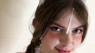 LongHairLuna Cummy Maid Finds Hidden Cam