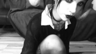 babyjas dildo blowjob