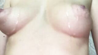 lolafox spits on her delicious tits