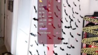 Milavalentinax Red Lingerie Treadmill Show