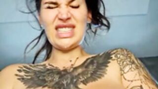 Tattoogirlalia dildo fuck