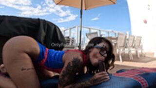 Chloe Aoky Fit Booty Latina Creampied