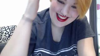 sluttyamelia - huge boobs and pierced nipples