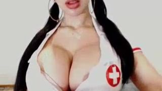 Sofia Nix Sexy Nurse (Sorry For Low Quality)