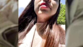 SHUGGYBABY DILDO FUCK HER PUSSY ~ PUBLIC OUTDOOR
