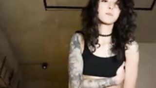 SEXY Skinny Inked Asian ☆ Sensual Tease, Bate & Strip