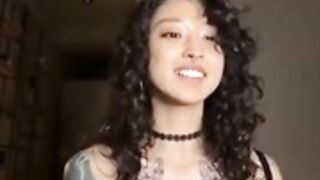 SEXY Skinny Inked Asian ☆ Sensual Tease, Bate & Strip