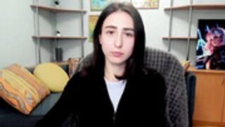 Anna_Vovk shy Ukranian model doing squats