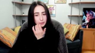 Anna_Vovk shy Ukranian model doing squats