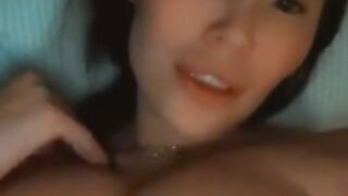 London Keyes titty tease