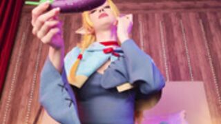 Aery Tiefling Marcille Squirt in Panties