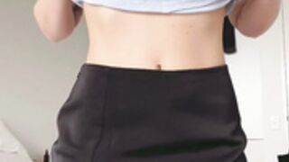 Peachyopam Try on bikini teasing