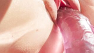 Boa Goth Dildo Riding + Heels