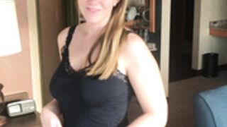 Lisa Brooks Getting Undressed and Getting Off on Bed