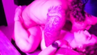 Yiny Leon - Pretty Babe Gets Fucked In A Neon Room