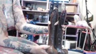 tatted animergamergirl insane deep throat