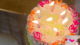 Celebrate and facialed cumslut
