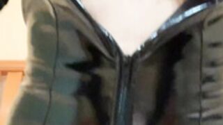 Eatmypie69 - PVC Catsuit POV Riding