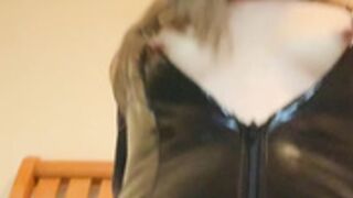 Eatmypie69 - PVC Catsuit POV Riding