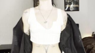 Kendallkarnival Emo Girl On A Leash Fingering Teasing