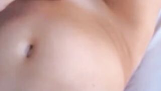 gf spanks her red pussy