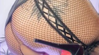 naomidenials chubby fishnet tease