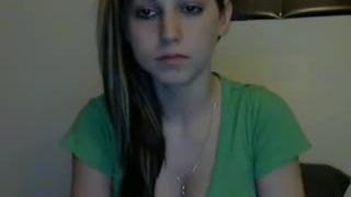 Cute Teen shows tits and pussy on webcam (Webcam name please)
