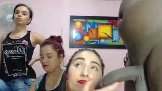 Nichole sucking negro dick