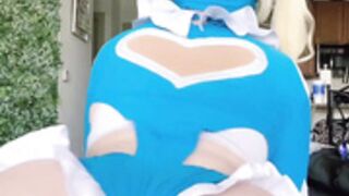 Bishoujomom dress as Rainbow Mika