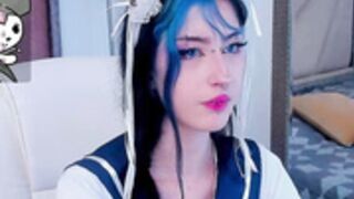 kuromi blue eyes