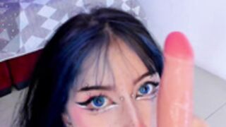 kuromi blowjob cum