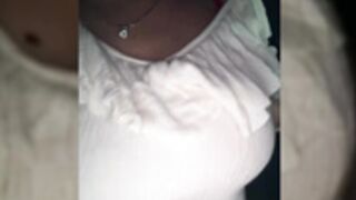 Sexy_Madhurii -5 (Car Boobs Spit show)