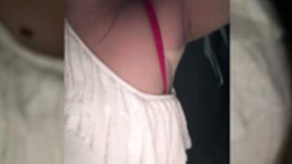 Sexy_Madhurii -5 (Car Boobs Spit show)