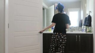 MoxxiBunni - Voyeur Shower Clean Cum UNCENSORED