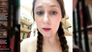 FroggyAnna squirt in the library