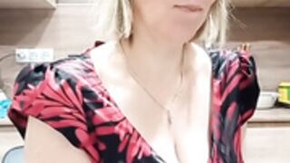 DanceDiva teasing with her big breast