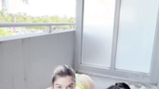 Izzy_Swallows Balcony double bj w Katana_kiyama ticket
