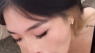 Tvylorafterdark Gagging on his hard throbbing cock