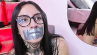 tape gagged camsession 8