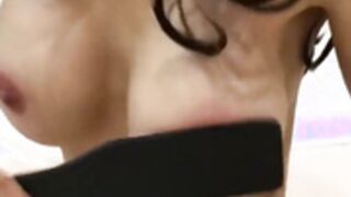 big boobs self punishing
